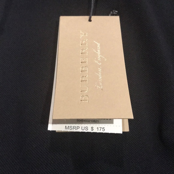 Burberry Oxford Cotton Pique Polo NWT - Picture 6 of 6